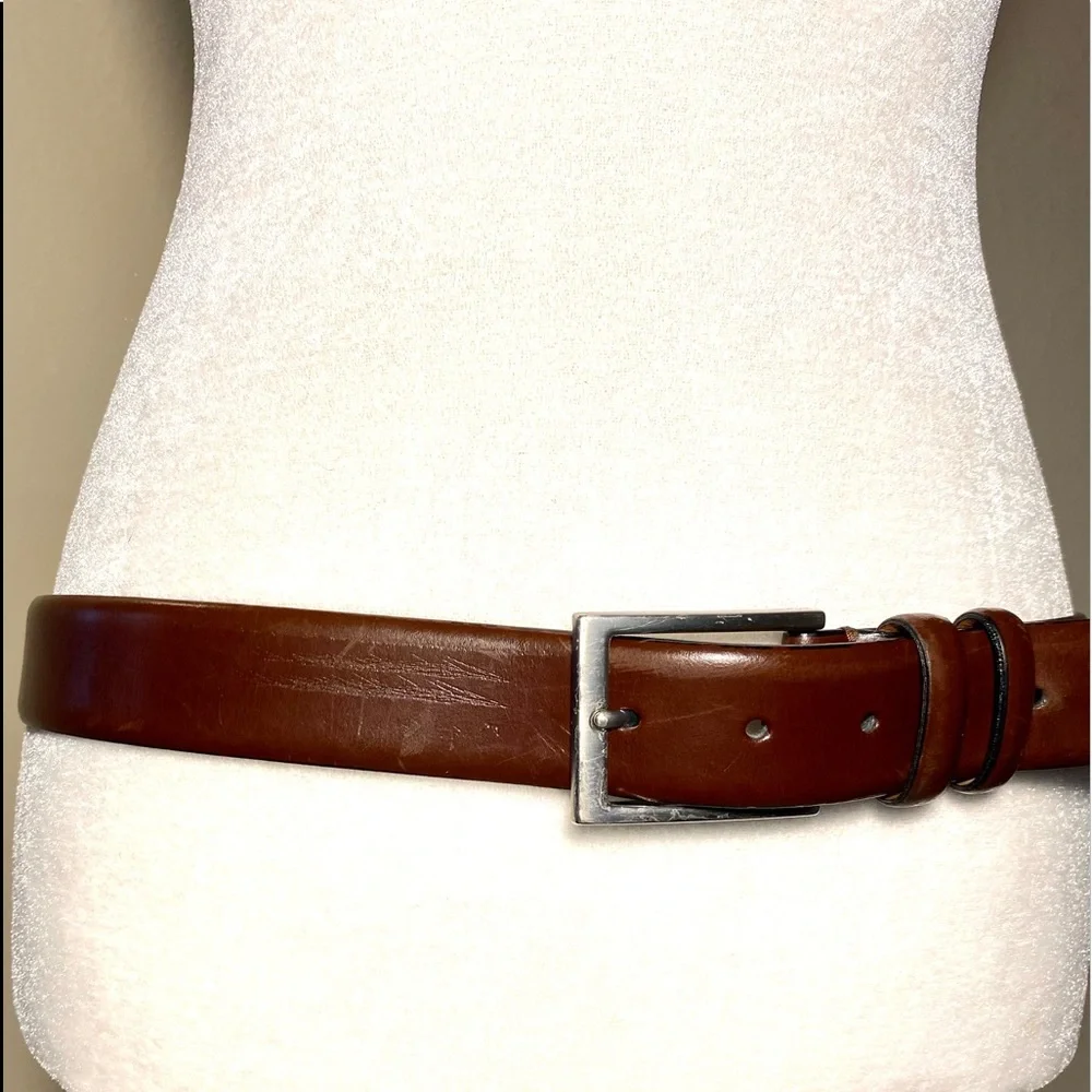Leather Belt Joseph Abboud Italy